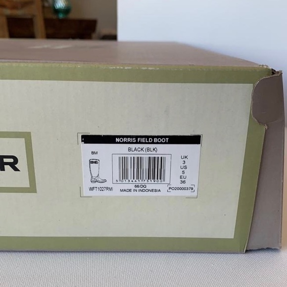 NWT Hunter Boots Sz5, black, fit like a 6 - Picture 7 of 7